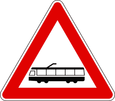 Segnale di attraversamento tranviario