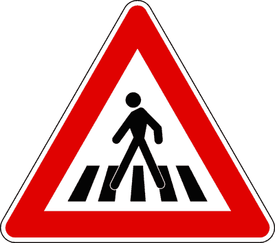 Segnale di attraversamento pedonale